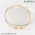 51495 Xuping gold bangle designs wholesale women brass bangles